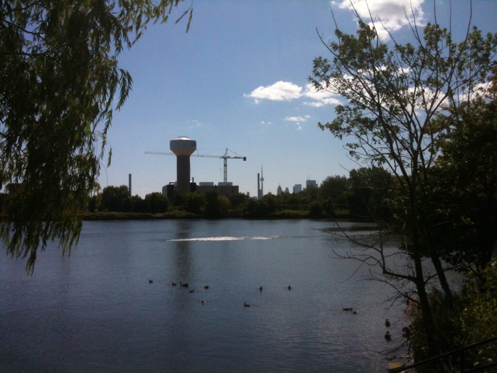 Downtown Ontario as seen from the lake