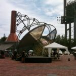 The Distillery sculpture up close